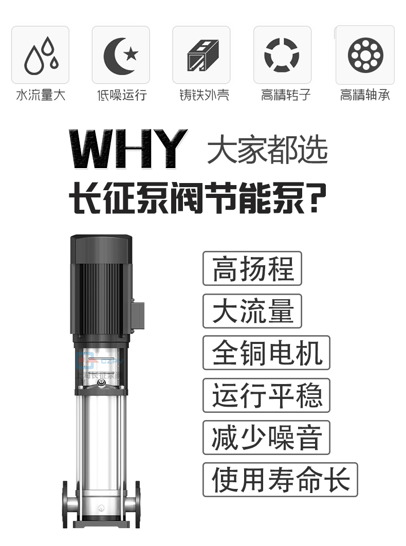 GDL立式多級管道離心泵循環(huán)水泵產品優(yōu)勢